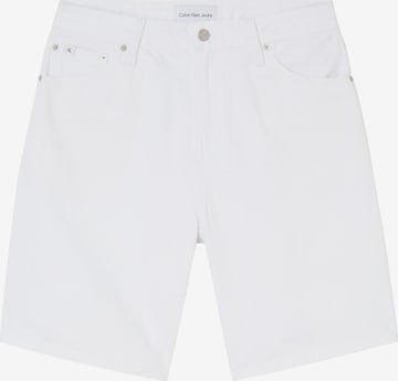 Regular Jean Calvin Klein Jeans en blanc : devant