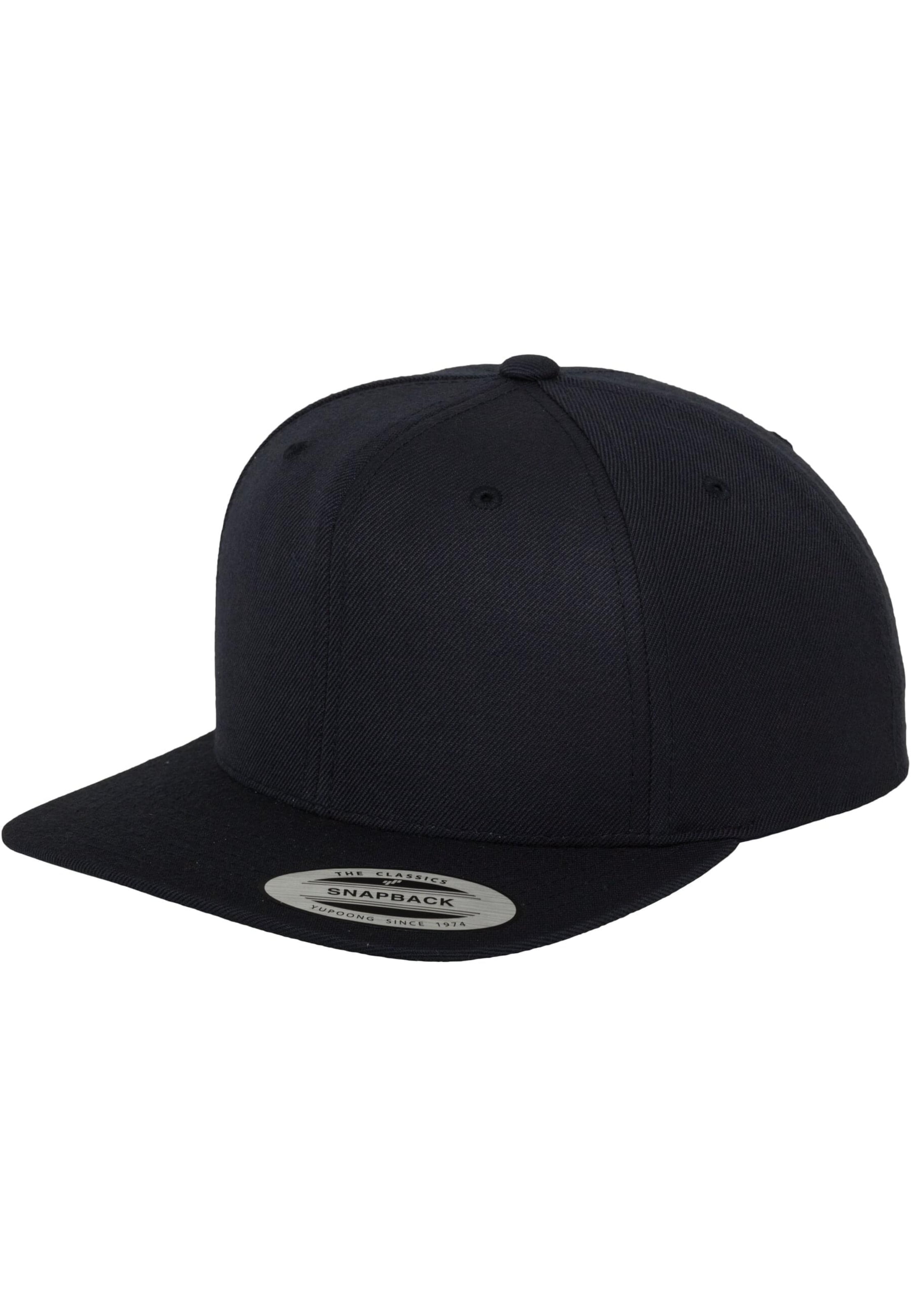 Flexfit Cap in Blau: Vorderseite