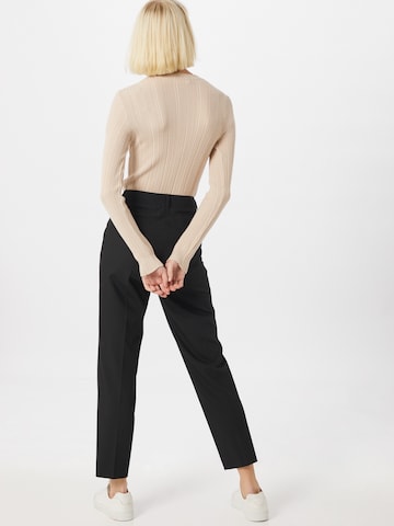 CINQUE Regular Trousers with creases 'Hamelin' in Black