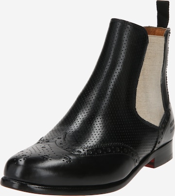 MELVIN & HAMILTON Chelsea boots 'Selina 6' in Zwart: voorkant