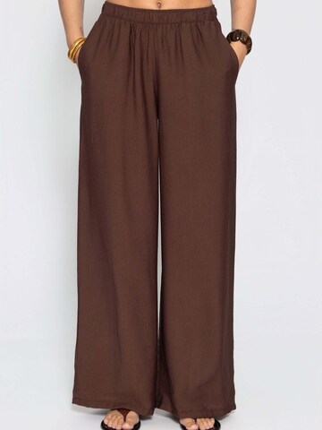 SASSYCLASSY Wide leg Trousers in Brown