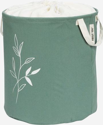 ABOUT YOU Laundry basket 'Comfy S' in Green: front