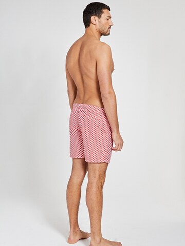 Shorts de bain 'Kite Tile' Shiwi en rouge