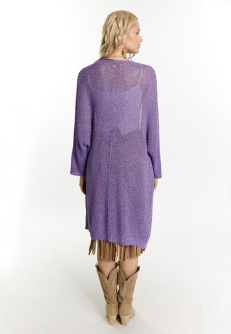 IZIA Knit cardigan in Purple