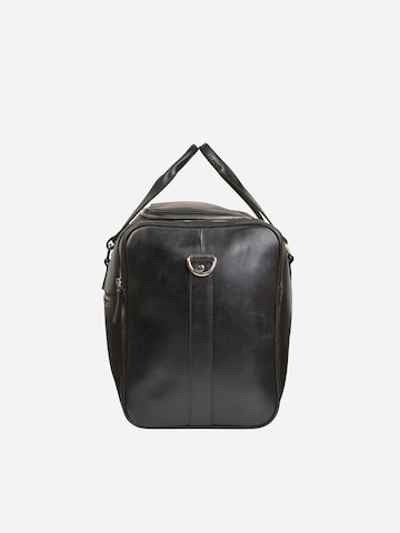 NEGOTIA Leather Weekendtas 'Marent' in Zwart