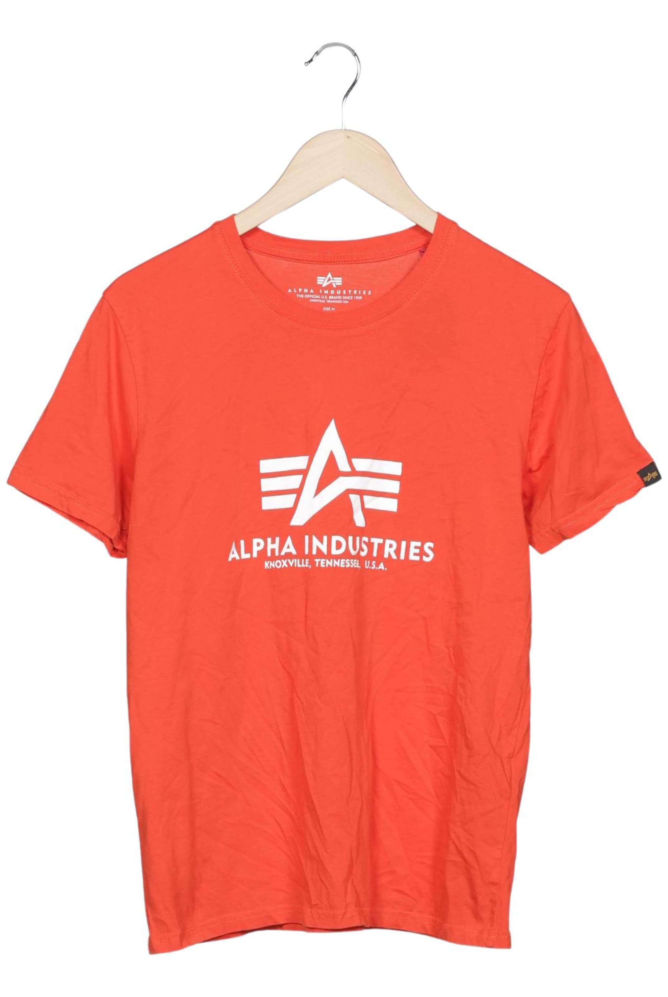 ALPHA INDUSTRIES Shirt in M in Red: front