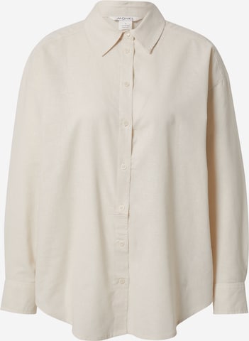 Monki Blouse in Beige: front