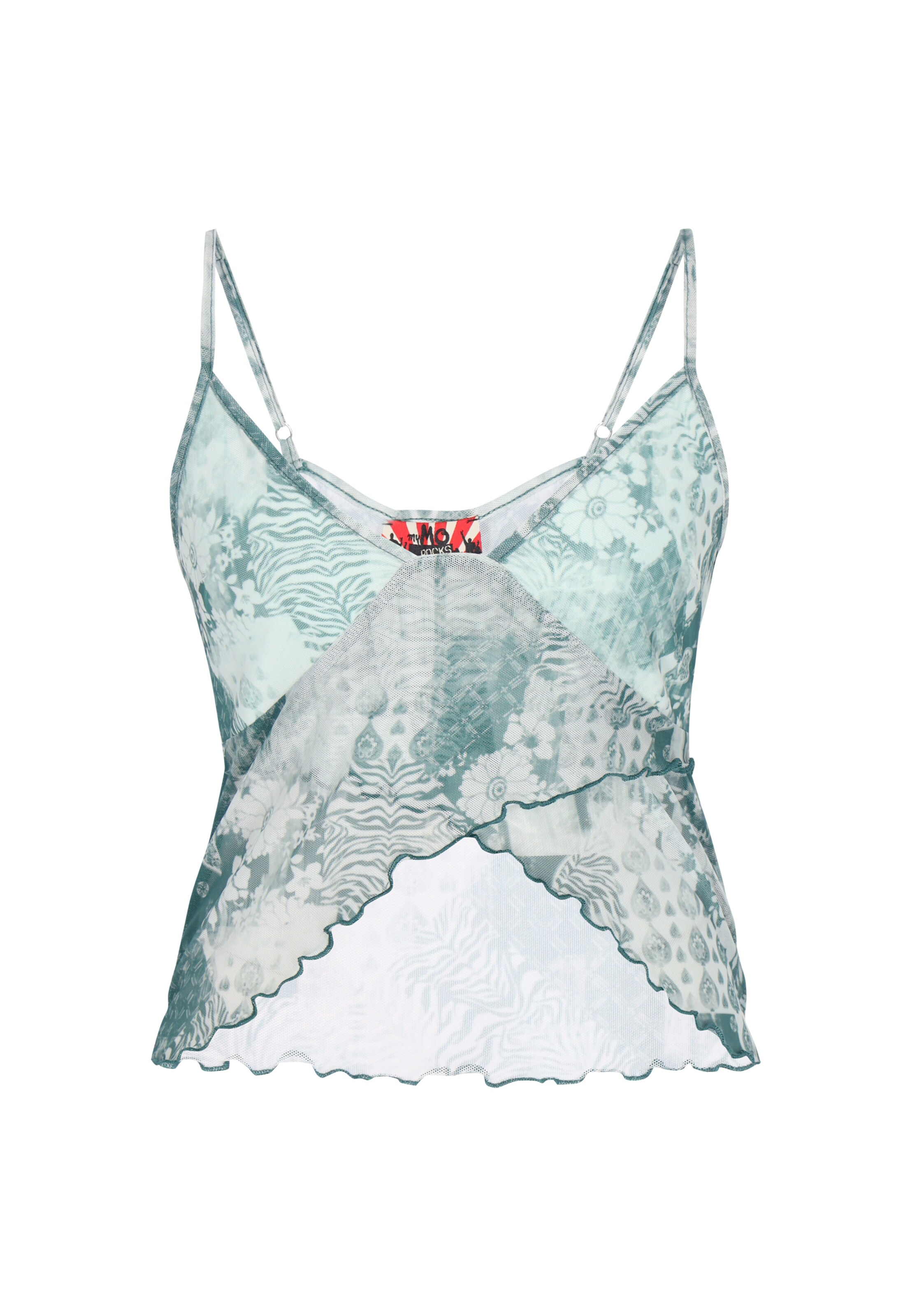 myMo ROCKS - Top en verde: frente