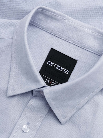 Ombre Klasický střih Košile – modrá