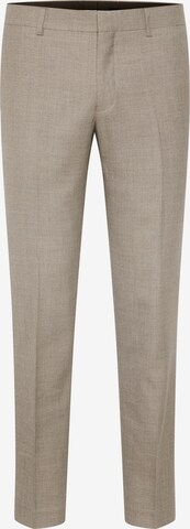 Matinique Slim fit Pleated Pants 'Las  ' in Grey: front