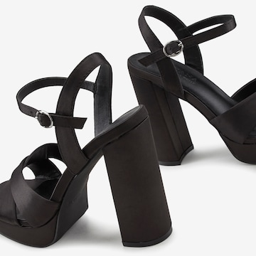 LASCANA Strap Sandals in Black