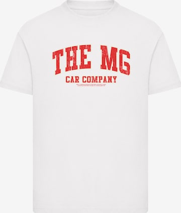 F4NT4STIC T-Shirt 'British Motor Heritage The MG Car Company' in Weiß: Vorderseite