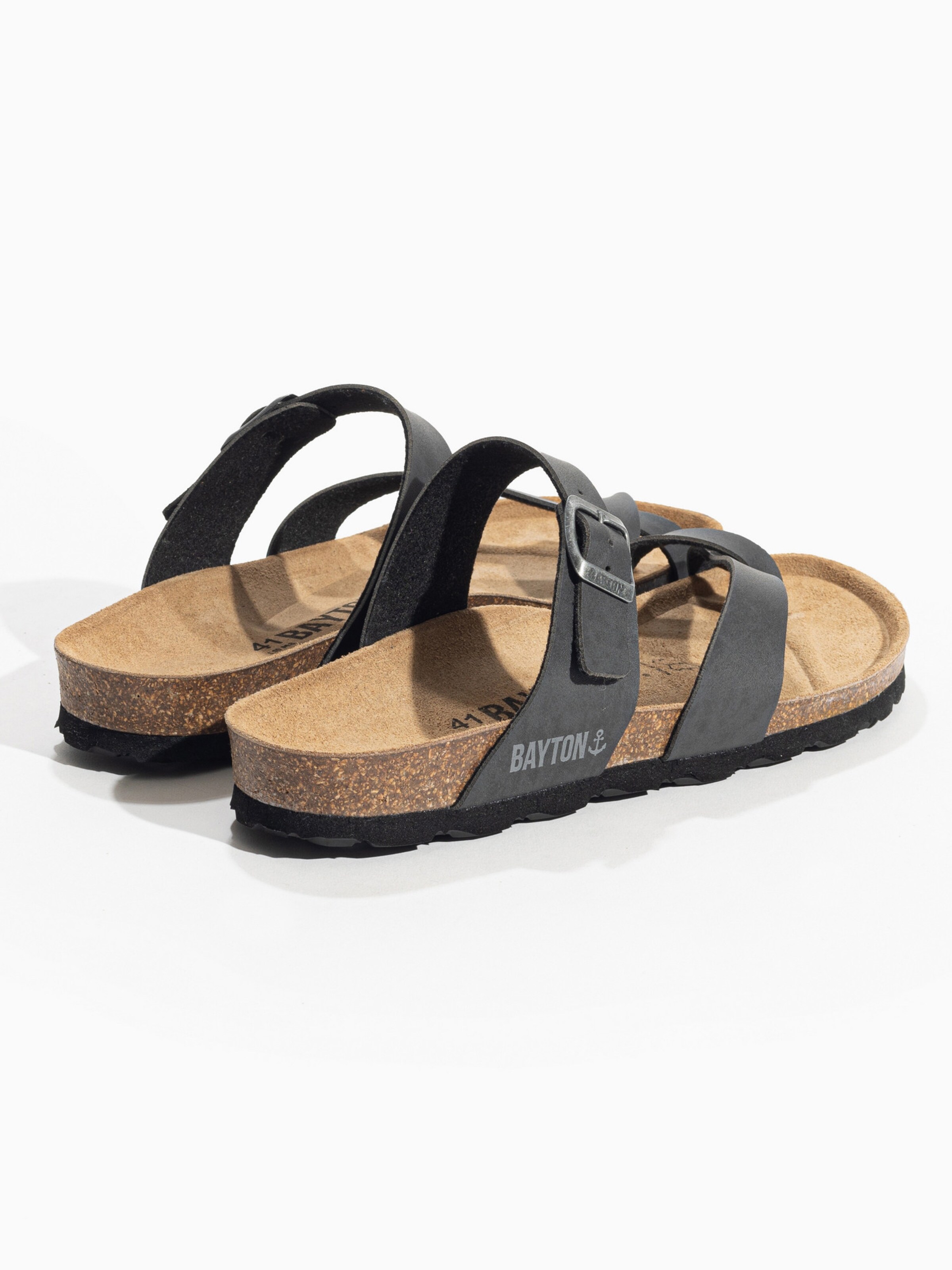 Tongs 'Triade' Bayton en noir