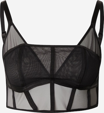 Hunkemöller - Corpete 'Boo' em preto: frente