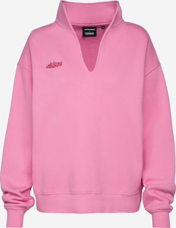 UNFOLLOWED x ABOUT YOU Sweatshirt 'BUBBLEGUM' in Pink: front