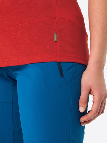 VAUDE Performance shirt 'Sveit' in Red