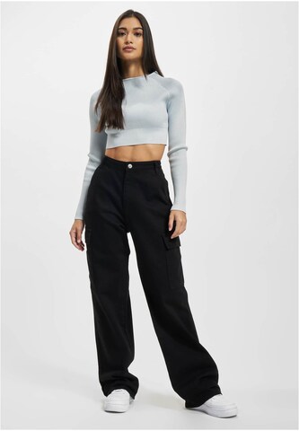 Wide leg Pantaloni cargo di DEF in nero