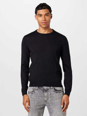 BOSS Black Sweater 'Botto-L' in Black: front