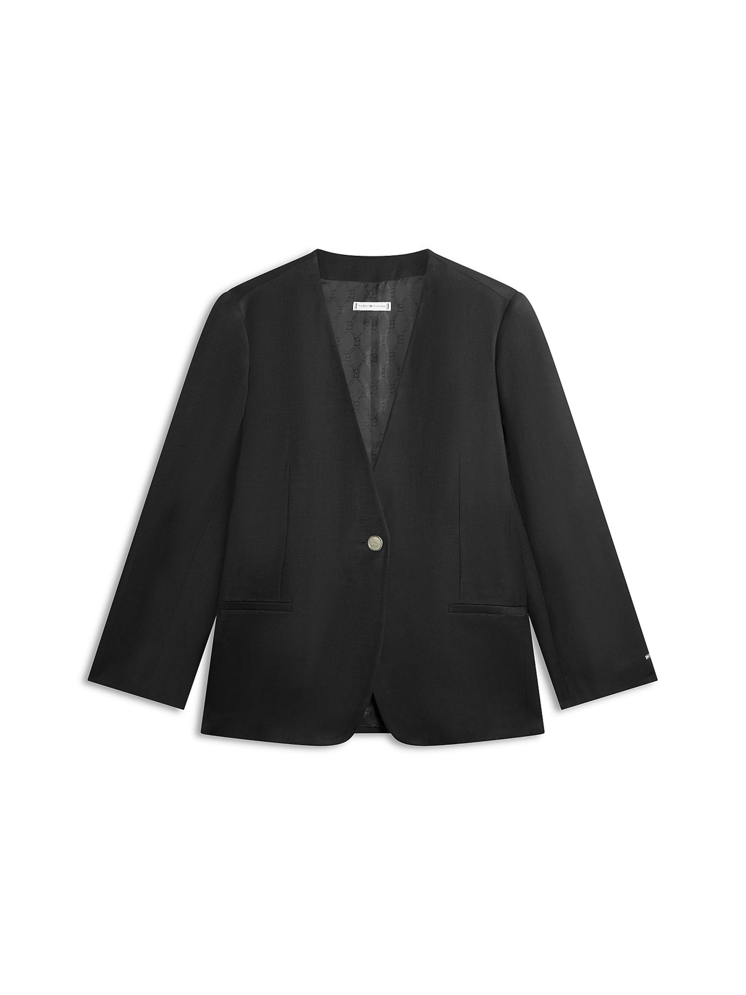 Blazer TOMMY HILFIGER en noir : devant