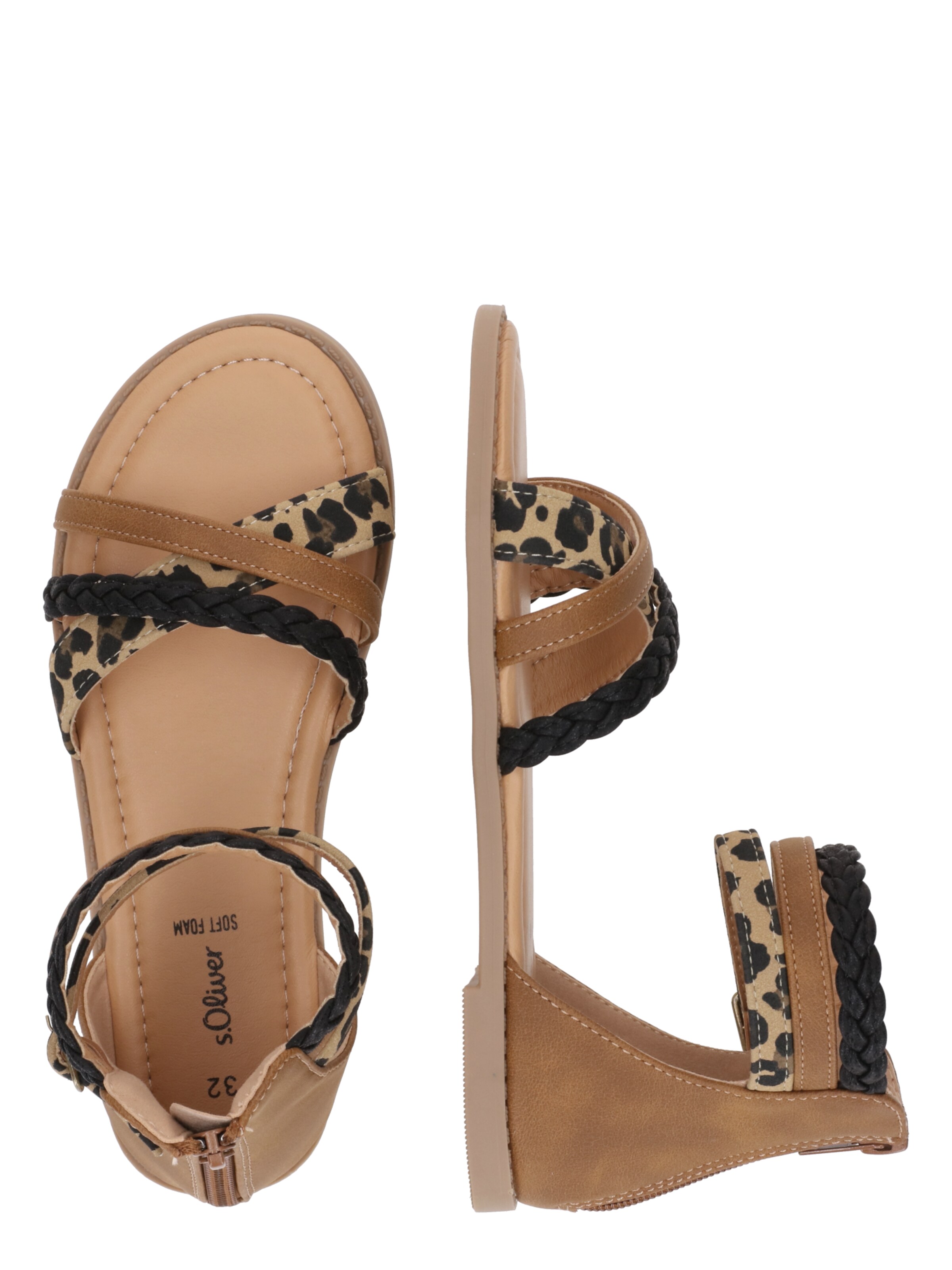 s.Oliver Σανδάλι σε μπεζ