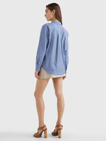 TOMMY HILFIGER Bluse in Blau