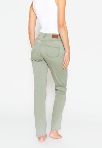 Angels Regular Straight-Leg Jeans  'Dolly' in Grün