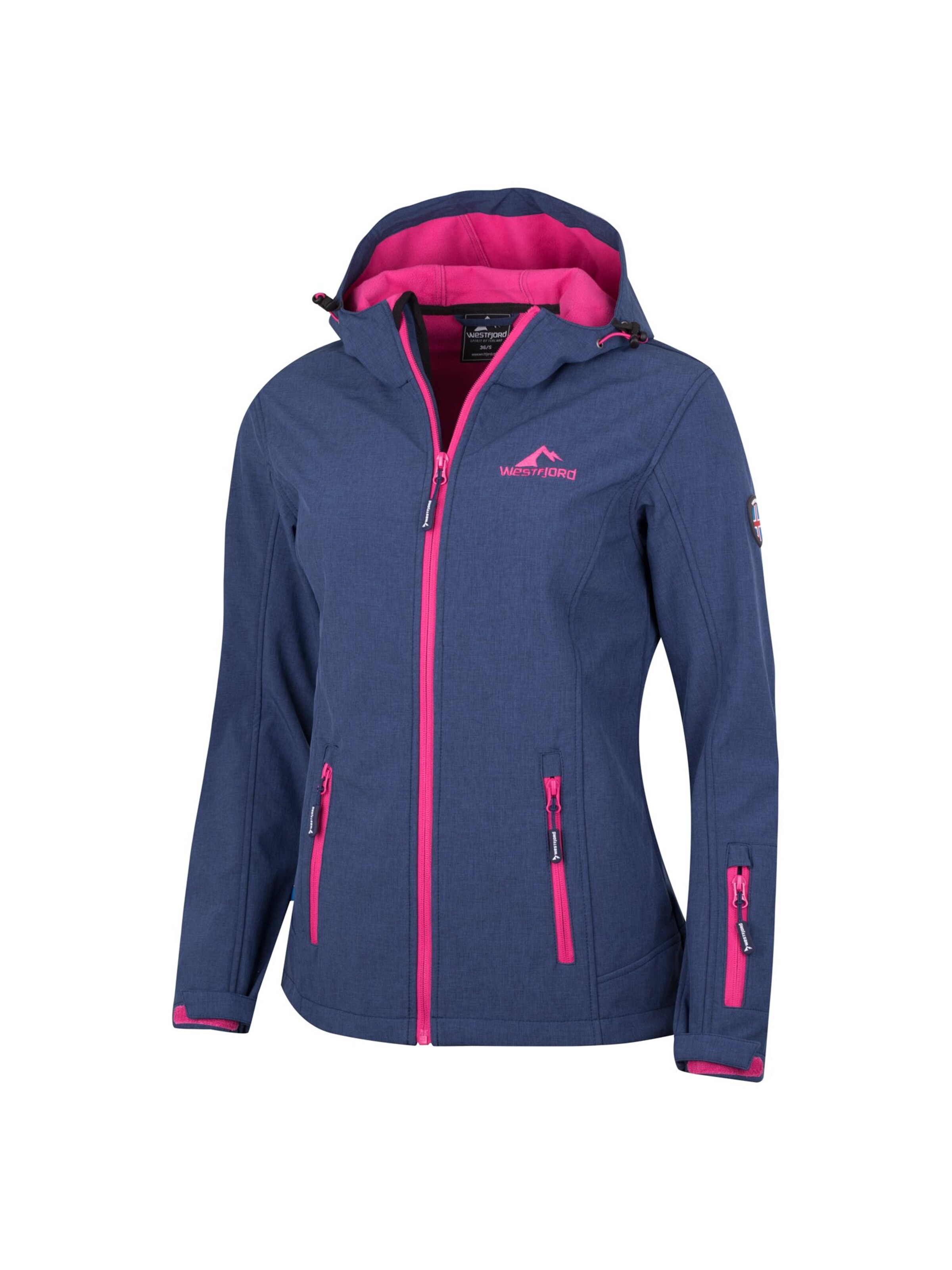 WESTFJORD Outdoor Jacket in Blue: front