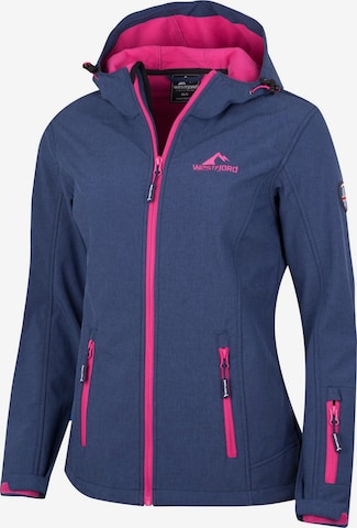 WESTFJORD Outdoor Jacket in Blue: front