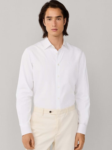 Hackett London Regular fit Zakelijk overhemd 'End On End' in Wit: voorkant