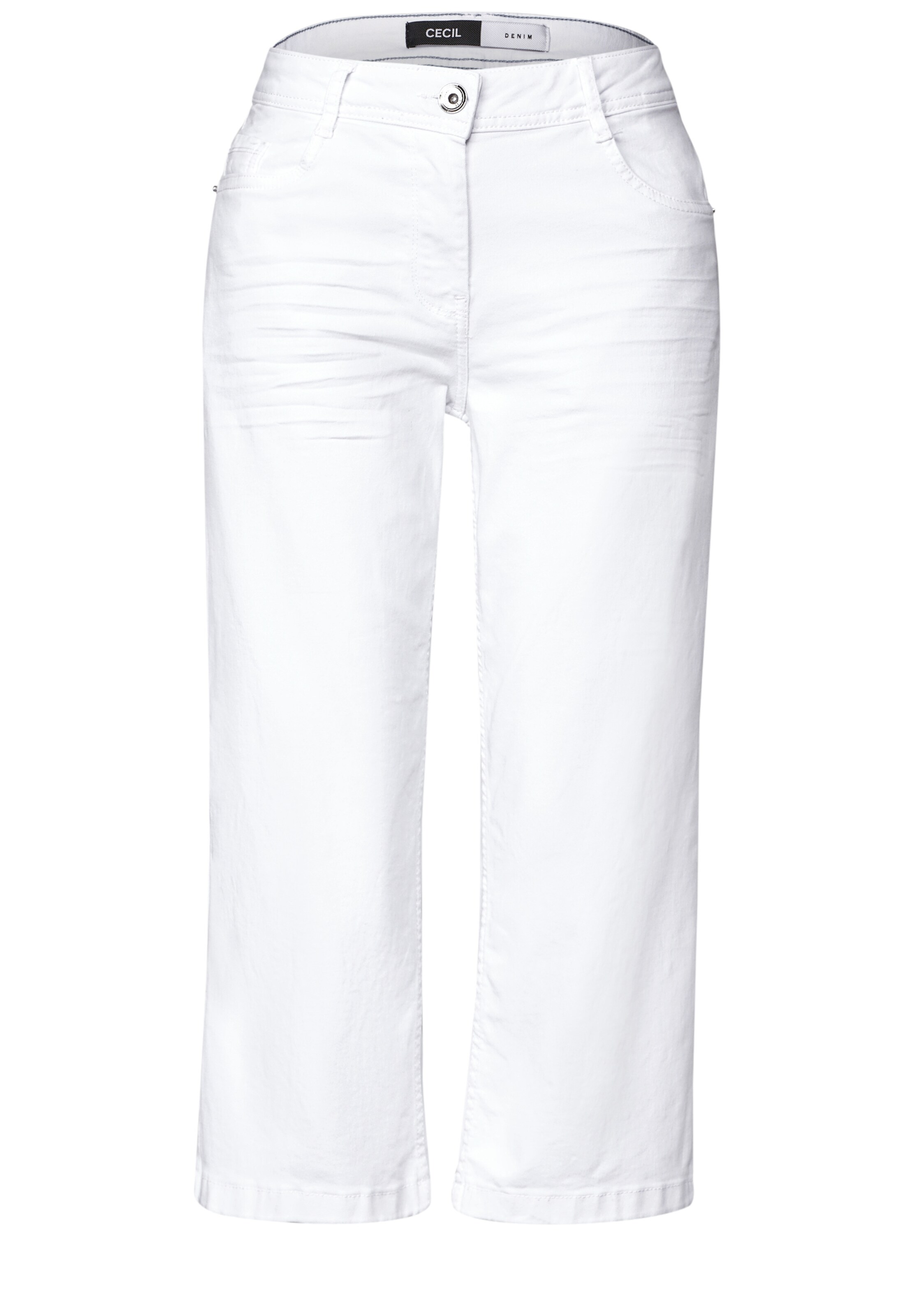 CECIL Loosefit Jeans in Weiß: Vorderseite