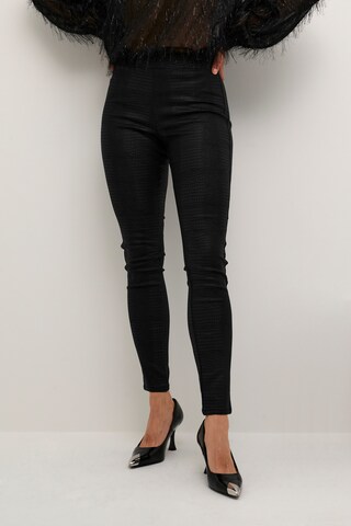 CULTURE Skinny Trousers 'Bettine' in Black: front