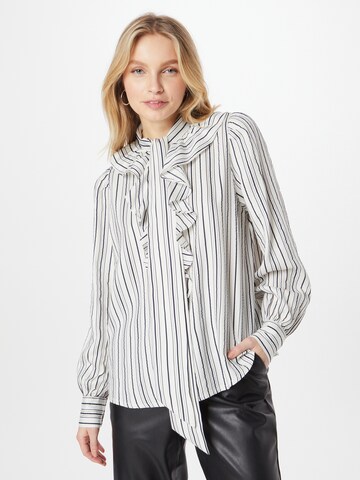 Masai Bluse 'MAImanan' in Blau: Vorderseite