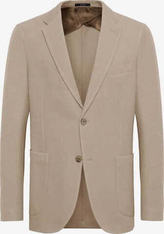 Coupe regular Veste de costume Boggi Milano en beige : devant