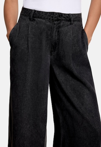 Wide leg Jeans di zero in nero