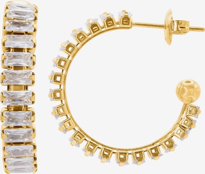 Heideman Earrings 'Maro ' in Gold / Transparent, Item view