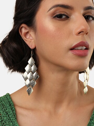 SOHI Earrings 'Adalynn' in Gold: front
