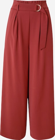 ABOUT YOU Pleat-Front Pants 'Gina' in Red: front