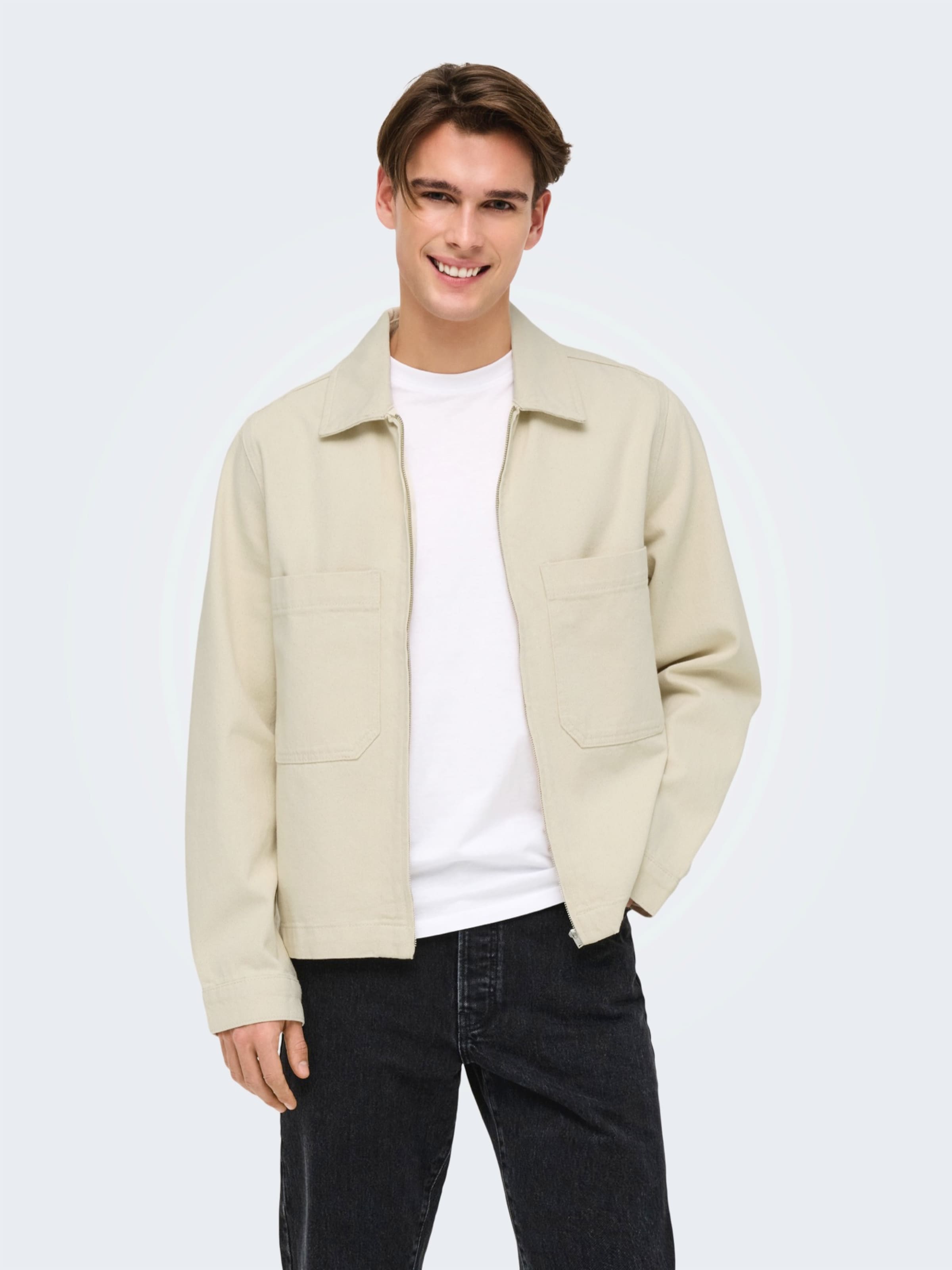 ジャケット・アウター 24SS digne summer jacket cream Only & Sons Between-Season Jacket 'ONSCasse' in Cream | ABOUT YOU