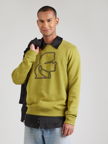 Karl Lagerfeld Свитшот в Зеленый: спереди