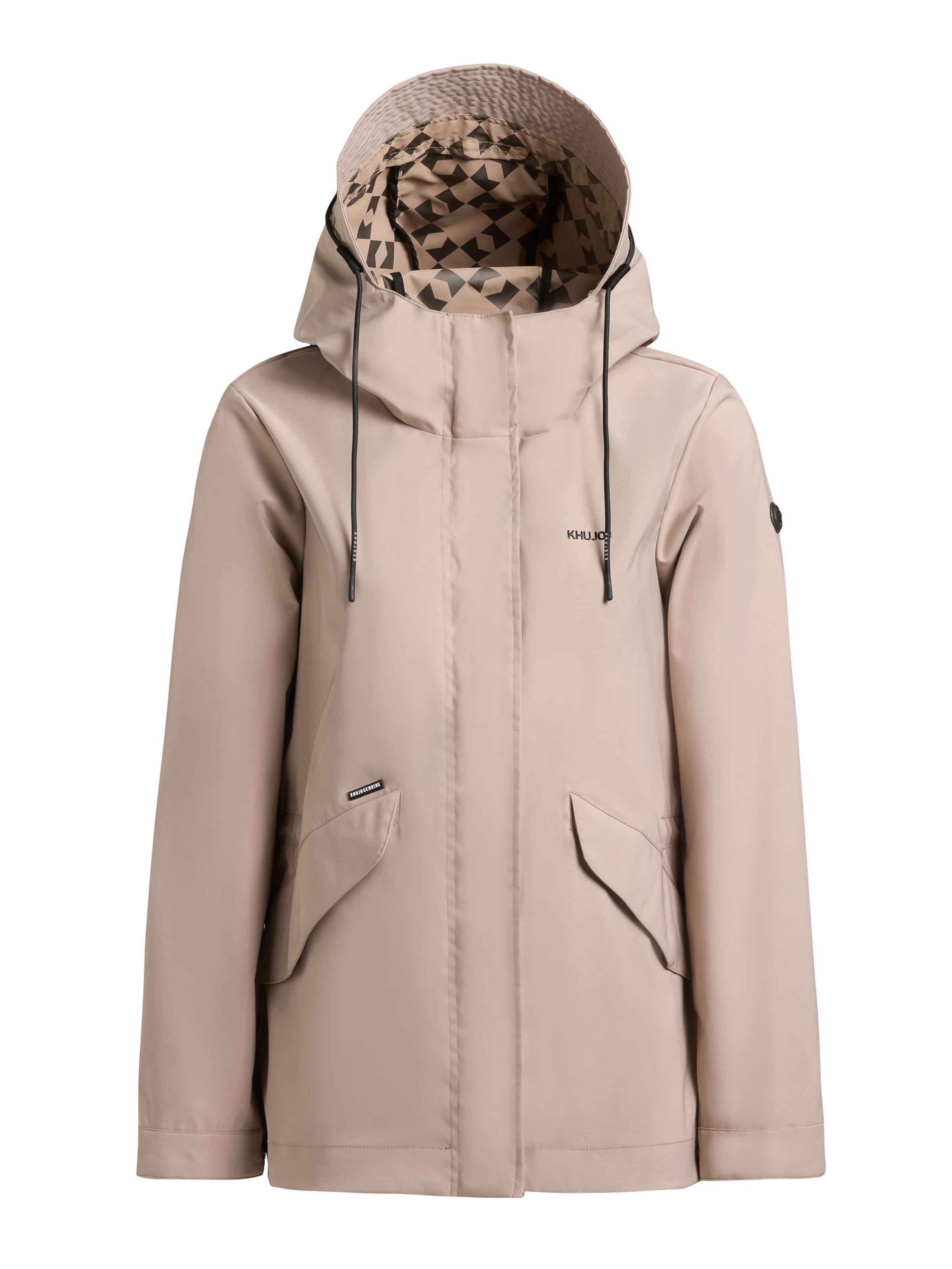 khujo Jacke 'Sang2' in Beige: Vorderseite