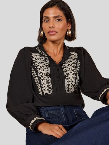 Camicia da donna di love & roses in nero