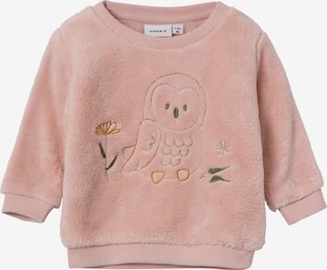 Sweat-shirt 'NASINE' NAME IT en rose : devant