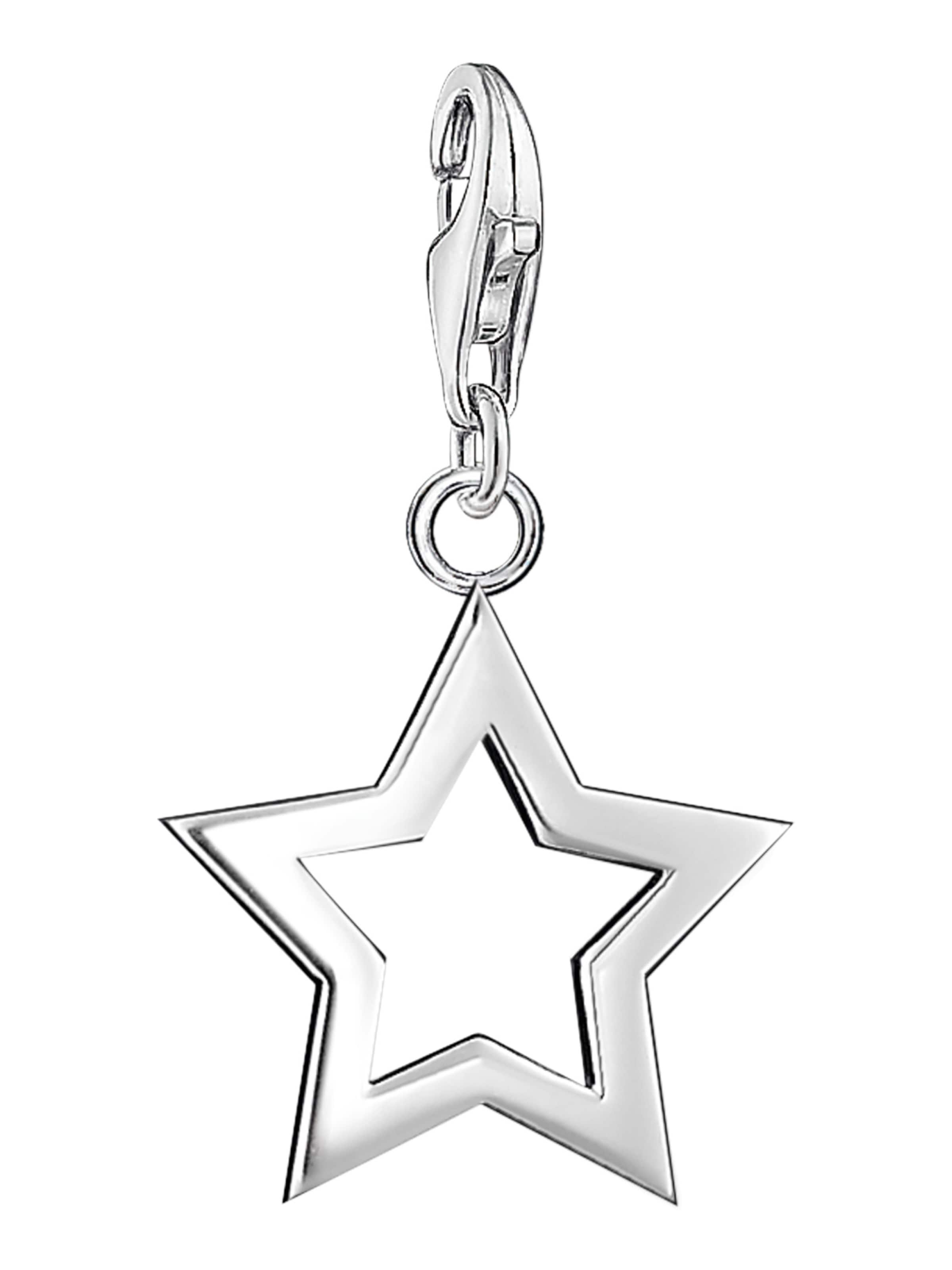 Thomas Sabo Anhänger 'Stern' in Silber: Vorderseite