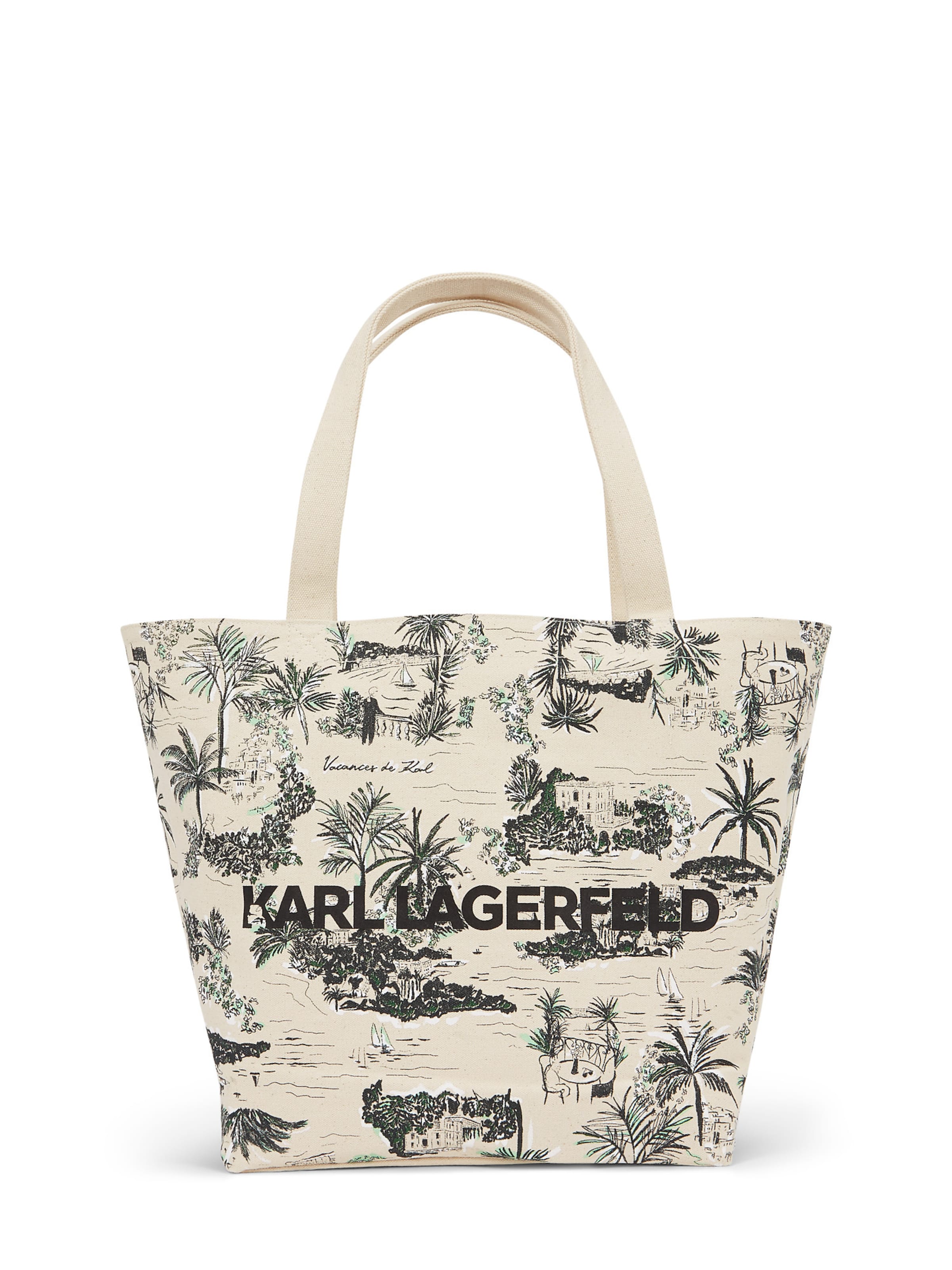 bēšs Karl Lagerfeld "Shopper" tipa soma