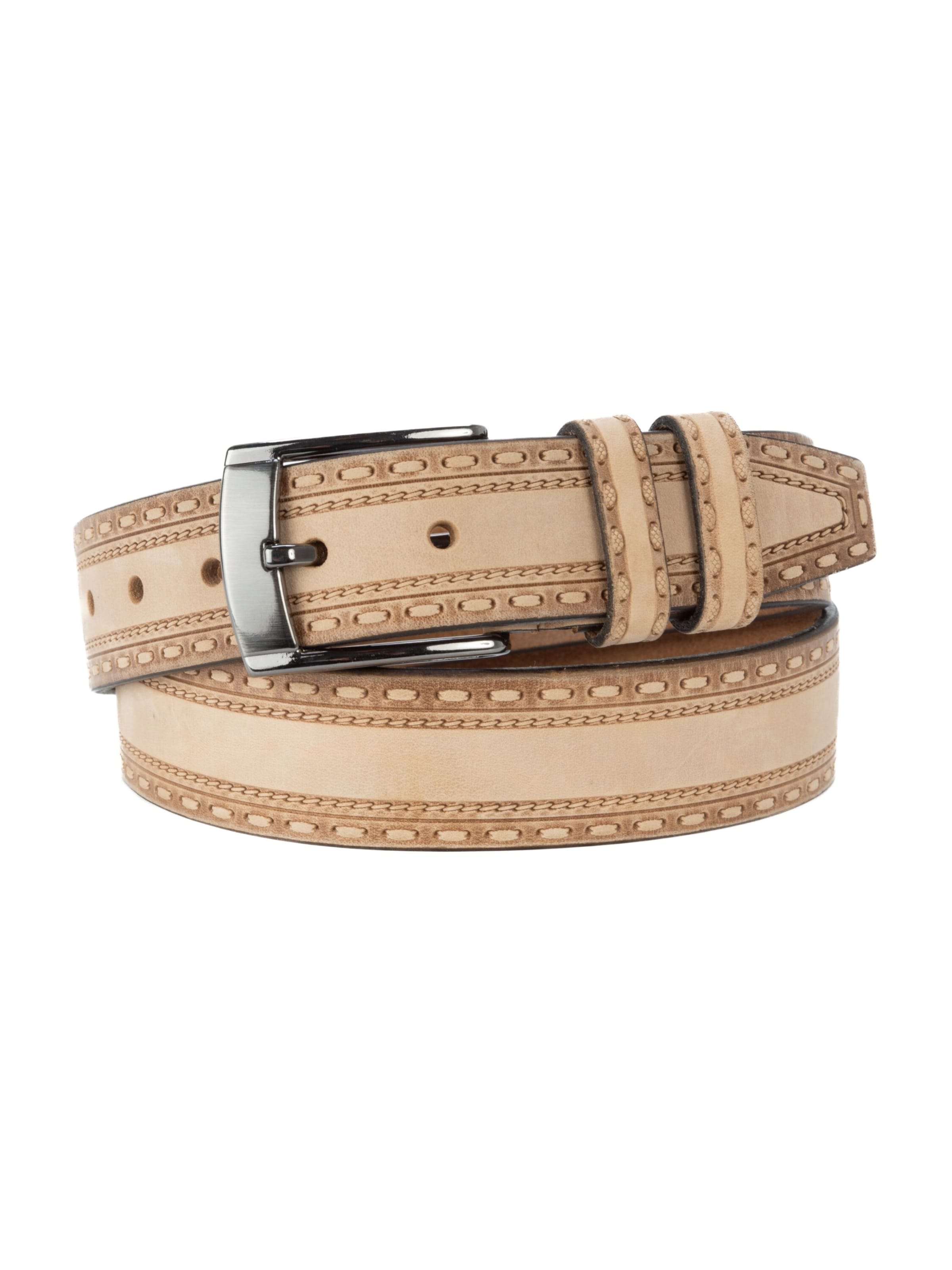 BA98 Gürtel in Beige: Vorderseite