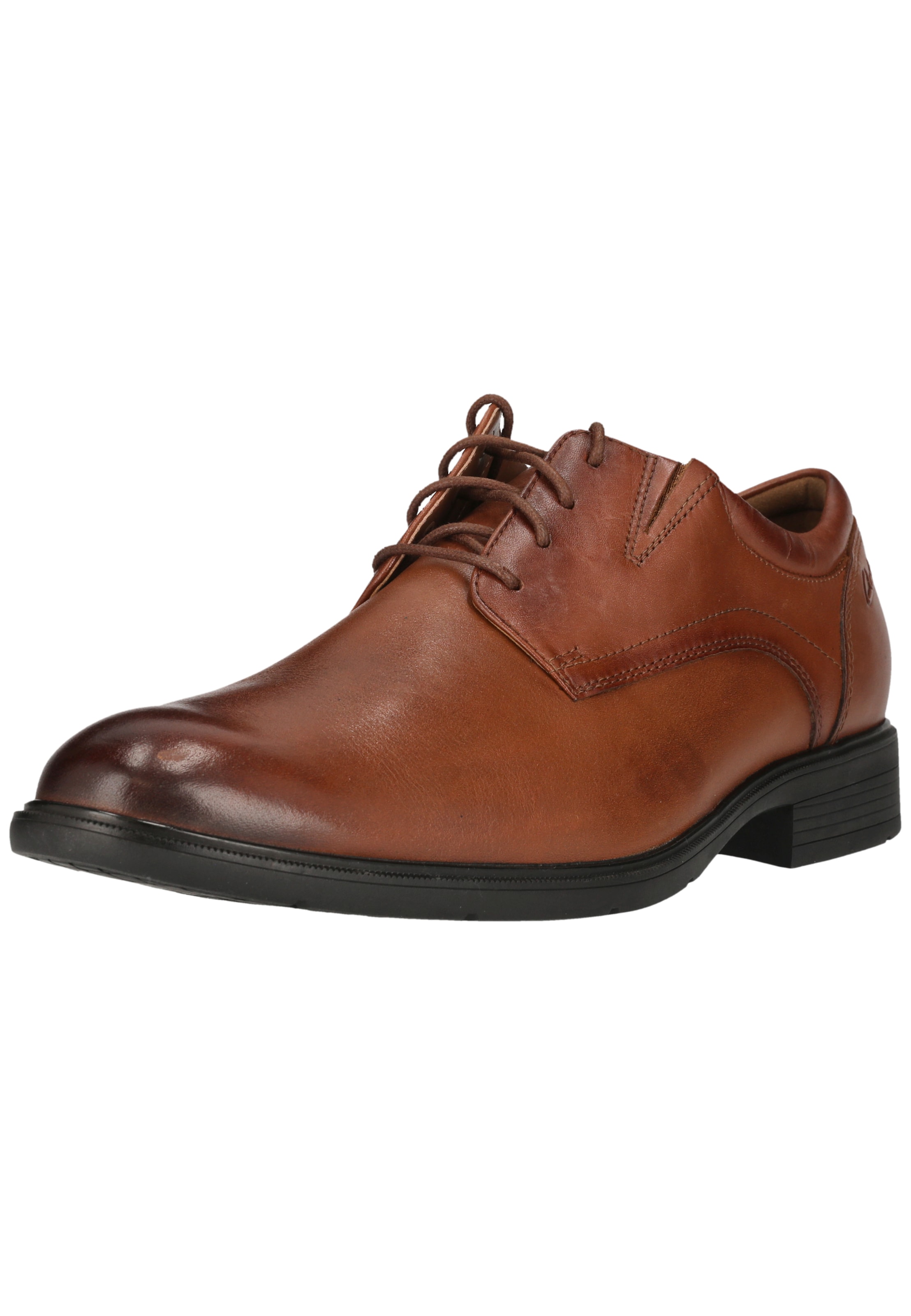 CLARKS Veterschoen 'Steadwell Lace' in Bruin: voorkant