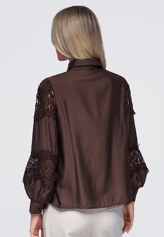 Ombre Blouse in Brown