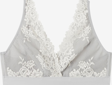 INTIMISSIMI Triangel BH 'Pretty Flowers' in Grau: predná strana