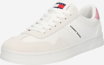Tommy Jeans Sneaker low 'COURT' i ecru / lysebeige / navy / lyserød, Produktvisning