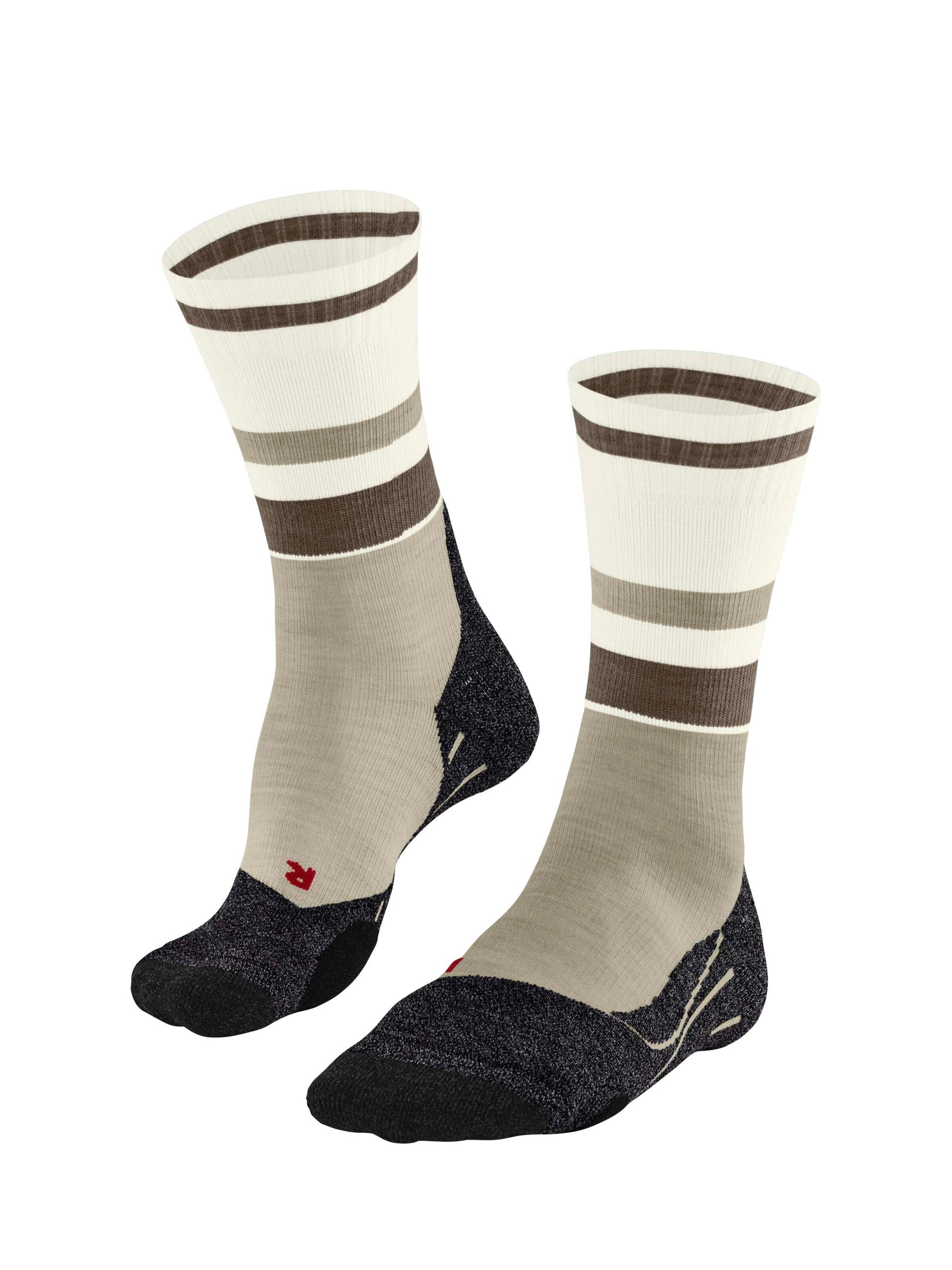 FALKE Sportsocken 'TK2 Explore Compression'‌‌ in Beige: Vorderseite
